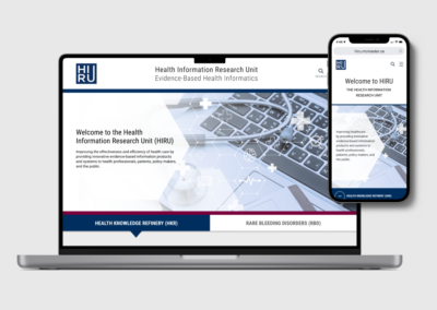 Health information Research Unit (HIRU) website